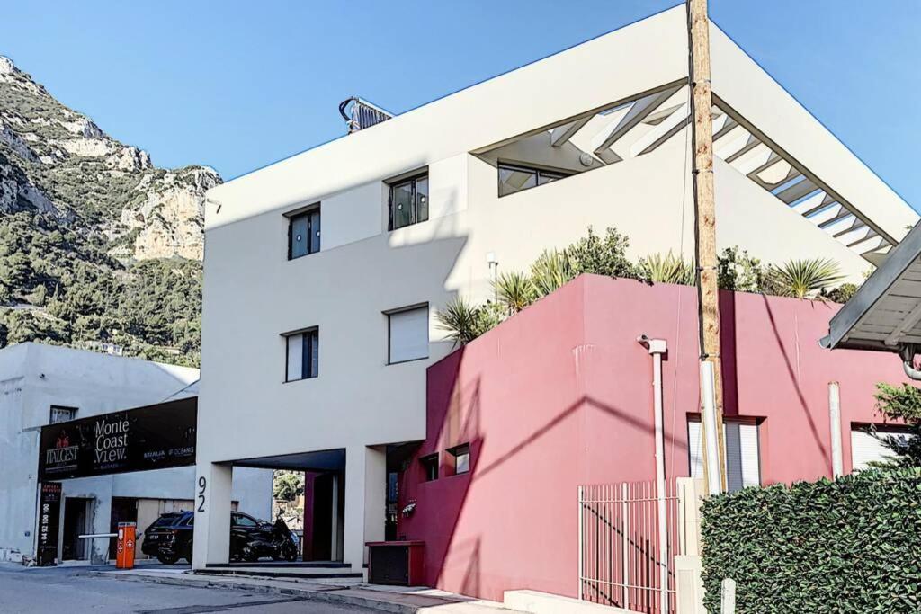 Great Studio With A Sea View And Parking In 400 Meters From Monaco 博索莱伊 外观 照片